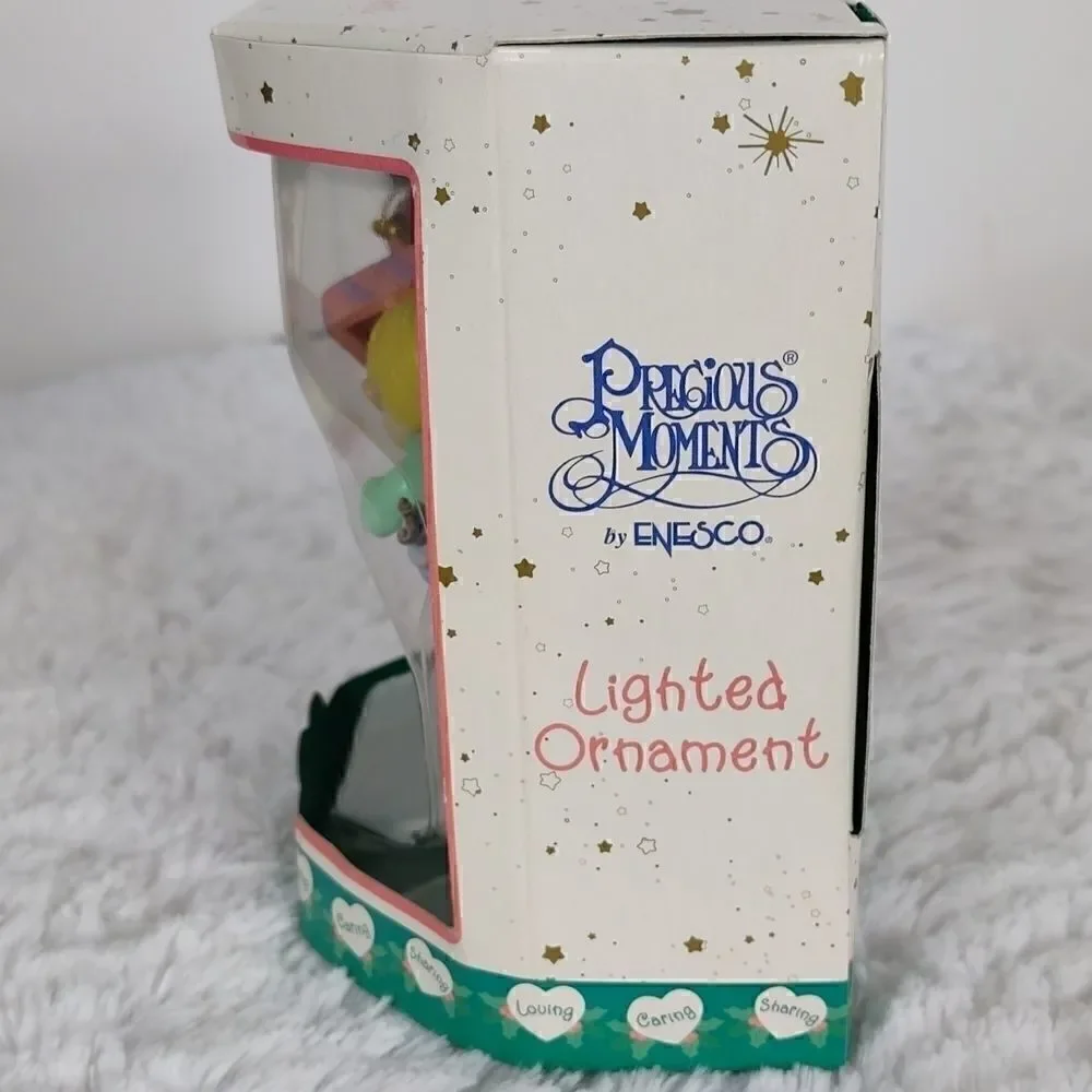 NIB Precious Moments Lighted Christmas Ornament